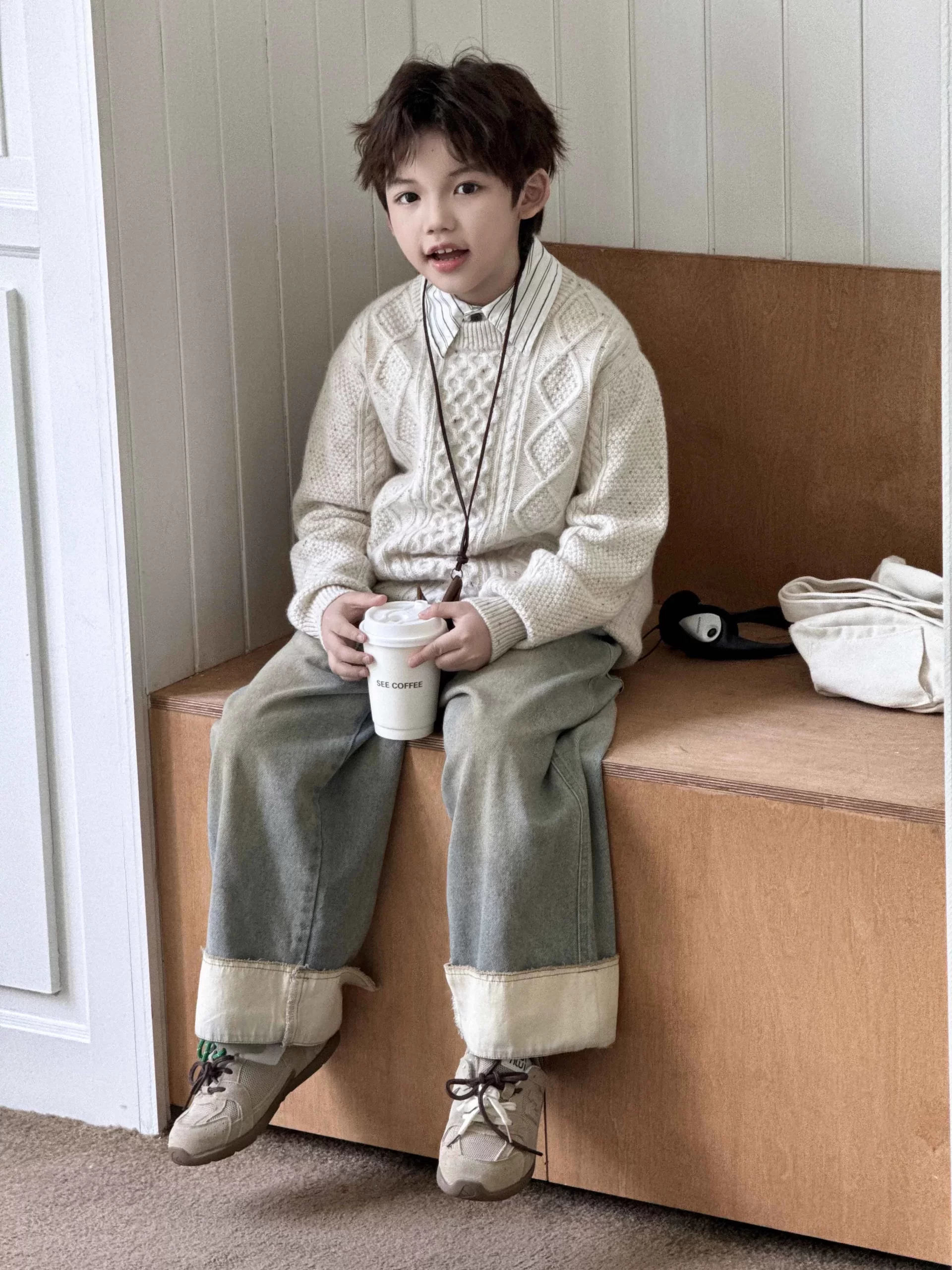 Crew Neck Cashmere Jumper