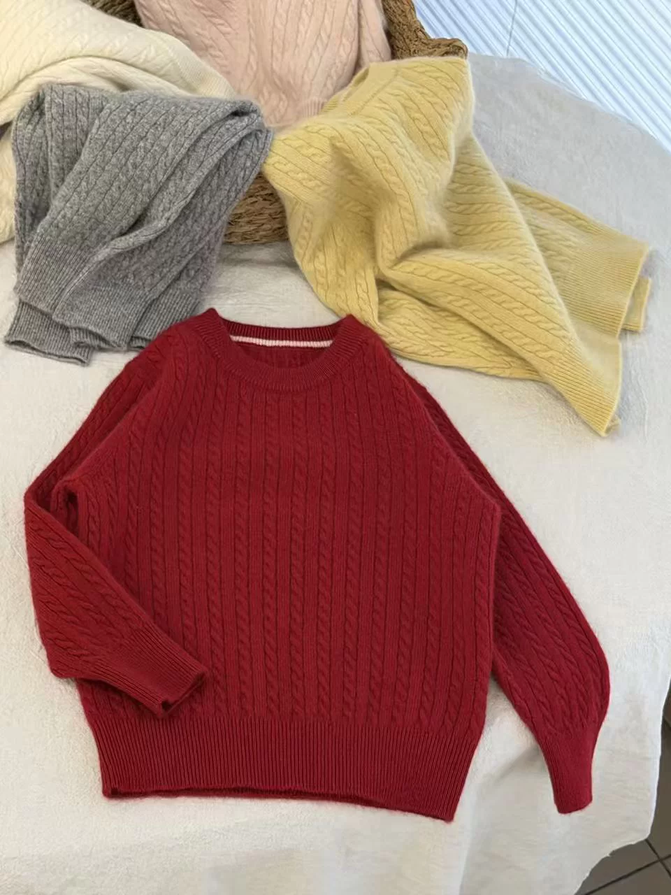 Crew Neck Cashmere Jumper