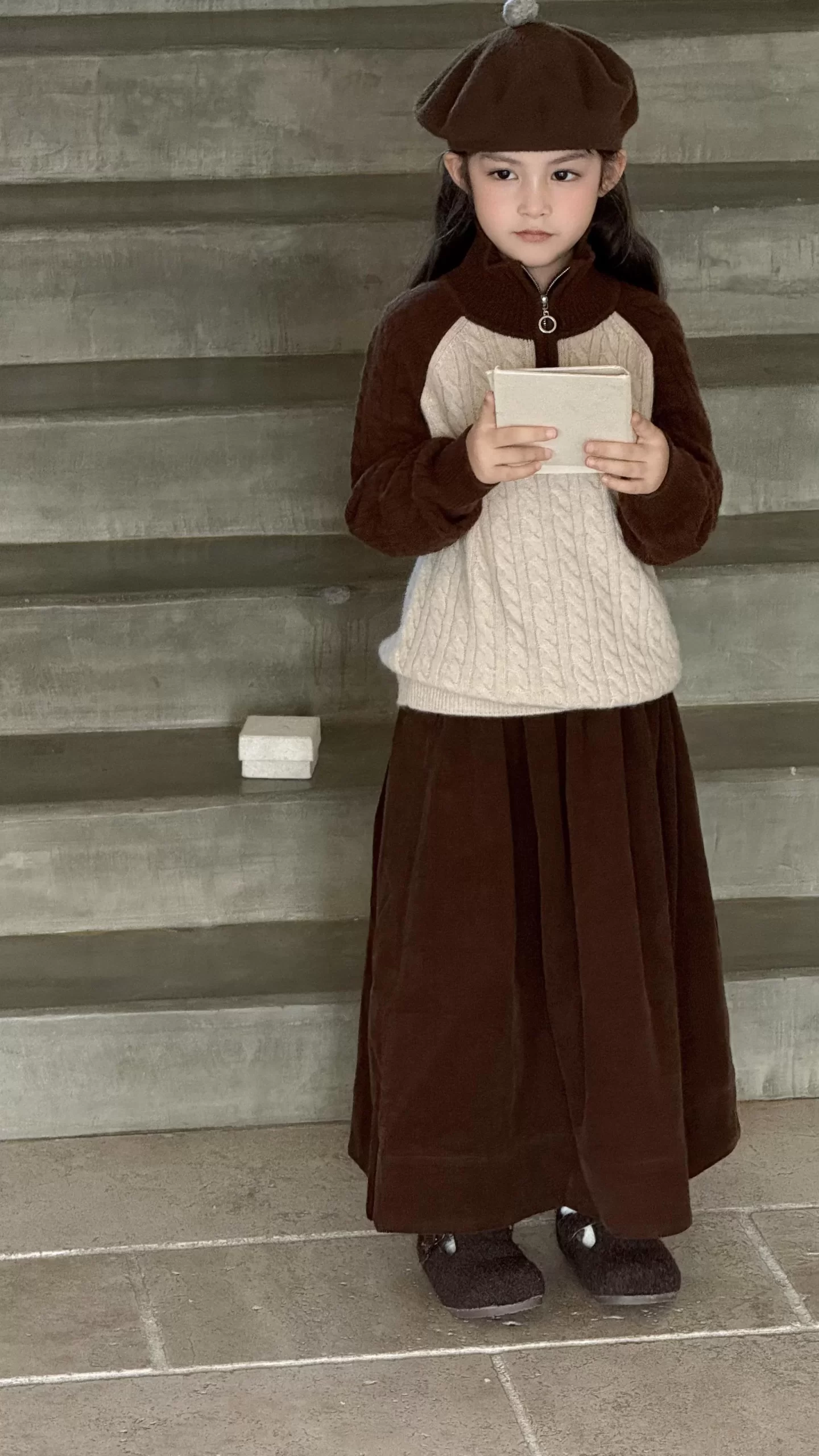 Raglan Half-Zip T-Neck Cashmere Jumper